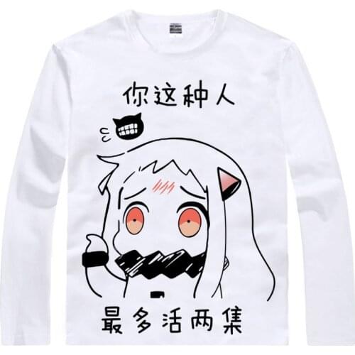 Kantai Collection T-shirts kawaii Japanese Anime t-shirts Manga Shirts Cute Cartoon hoppou seiki Cosplay shirts 40753006668 67