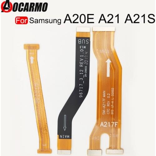 For Samsung Galaxy A20E A21 A215 A21S A217F Main Board Motherboard Connector Flex Cable Replacement Parts