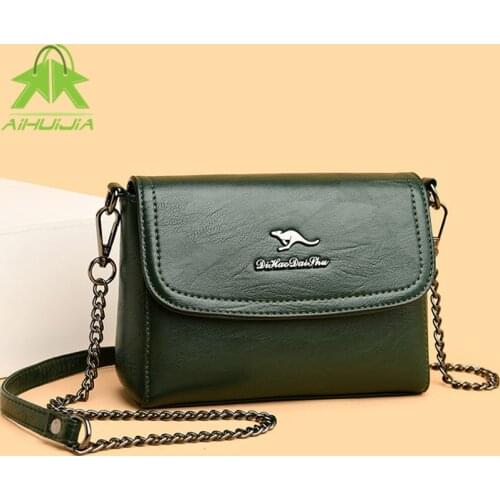 Fashion Simplicity Womens Designer Handbag High Quality PU Leather Messenger Bag 2021 New Chain Female Shoulder Crossbody Bags