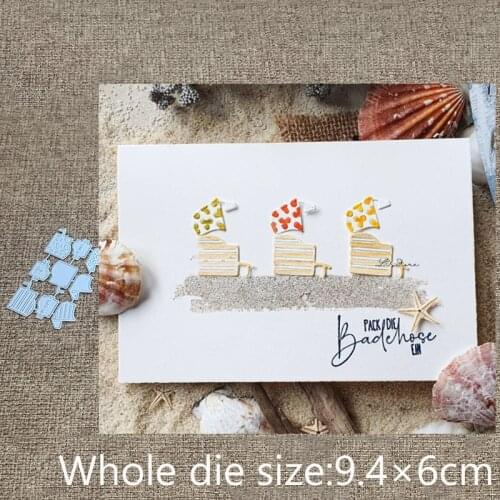 New Design Craft Metal stencil mold Cutting Dies Beach pillow decoration scrapbook die cuts Album Paper Card Craft Embossing