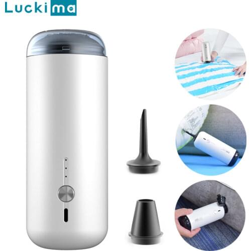 New Powerful Air Storage Pump Inflator 390L/Minute USB Recharable for Home Outdoor Travelling Camping Clothes Vacuum Storage Bag