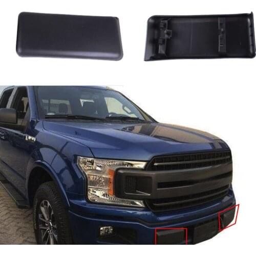 NEW Front Bumper Guards Inserts Pads Cars License Plate Bracket For 09-14 Ford F150 License Plate Holder Mounting Bracket