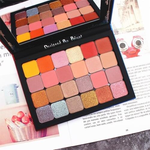 Single Eyeshadow Pallete Empty Magnet Palette Shimmer Matte Glitter Eyeshadow Palette Pigment Smoky Balm Makeup Palette Cosmetic