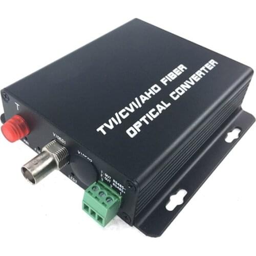 1 port HDTVI Video over Fiber Convertor Single Mode Single FIber 20KM
