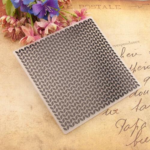Plastic Photo Album Decor stencil Embossing Folders Transparent Making Paper Card Template DIY Scrapbooking EM228