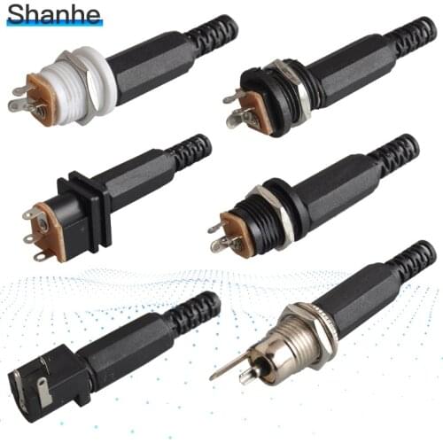 2.1x5.5mm DC Power Female Plug Jack 5pcs + Male Plug Jack Connector Socket Adapter 5pcs