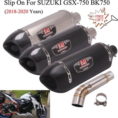 Slip On For SUZUKI GSX-S750 BK750 GSX S750 2018-2020 YOSHIMURA Motorcycle Exhaust Escape Modified Connection Middle Link Pipe