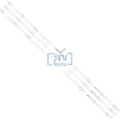 3pcs/set 9LED LED bar for Sharp LC-43FG5242E LC-43UI7252E CRH-P43KP30300309641-REV1.1 BC RF-AJ430S30-0901S-09 LC430EQY-SH M1