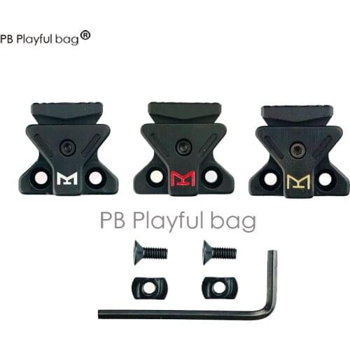 Outdoor sports fun toys upgrade thumb grip m-lok CNC lightweight modified hand guard fish bone front grip accessories ld51