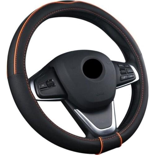 Universal Car Steering Wheel Cover Leather Steering-wheel Covers Auto wheels Car Interior Accessories