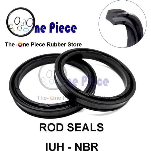 20PCS IUH ID=10-50mm special packing A505 Rod seal hydraulic cylinder parts industry Nitrile NBR rubber ring