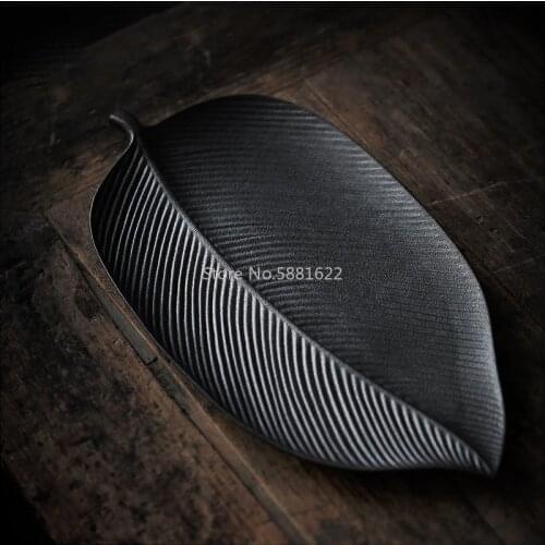 Japan ceramic tea trays handmade tea table serving tray chinese kung fu tea accessories