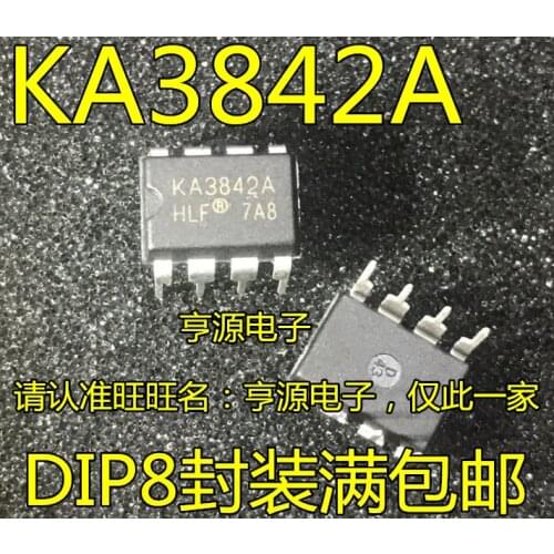 10pieces KA3842 KA3842A DIP-8