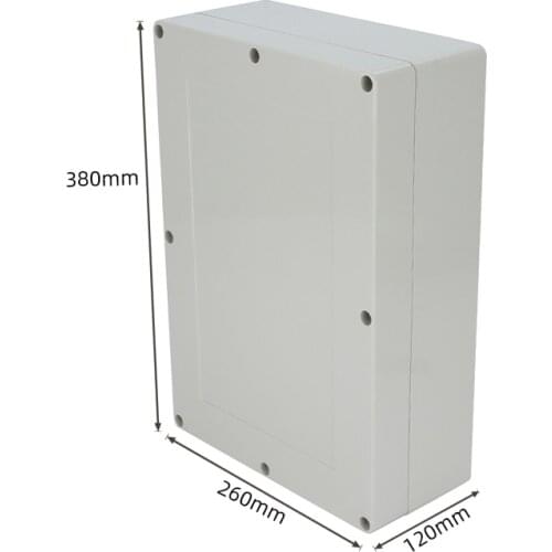 380*260*120 Economical outdoor waterproof box Electrical Enclosure Case ABS plastic waterproof sealed junction Wire box