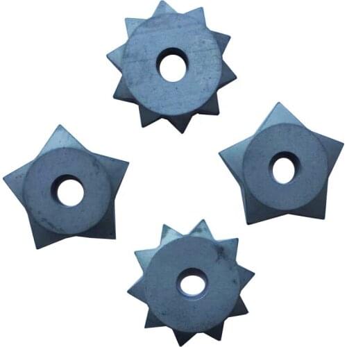 4PCS/Set Diamond Bush Hammer Segments Abrasive Disc Black Gold Material