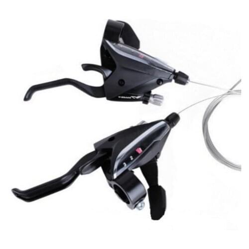 50pairs Bicycle Derailleur EF65 3 x 7 3x8 3x9 Speed Shift Lever & Brake Lever Conjoined DIP 21 24 27-Speed MTB Bike Shifter