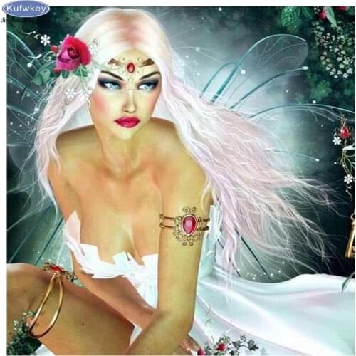 New 5d DIY Diamond Painting cartoon angel fairy 3D Square round drill Diamond Embroidery Full Kit Diamond Picture Mosaic pattern