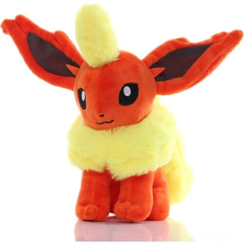 Big Size 30cm TAKARA TOMY Pokemon Flareon Plush Toys Soft Stuffed Animals Toys Doll Gifts for Children Kids