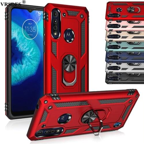 Ring Armor Case For Motorola Moto G8 Power Lite G7 G6 G Fast Power Stylus E E5 E6 Plus Play E6S One Pro Zoom Macro Hyper Action