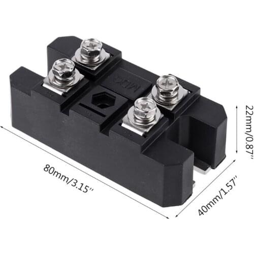 MDQ 150A-1600V Black Single-Phase Diode Bridge Rectifier 150A Amp High Power 1600V