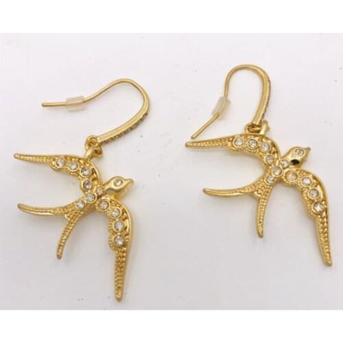 CSxjd New Gold color Feiyan fashion personality earrings for women jewelry
