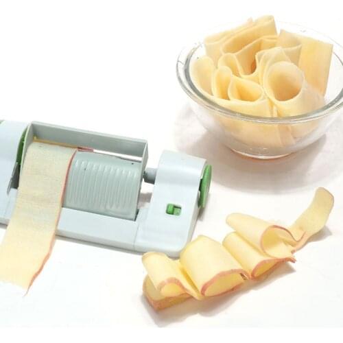 Fruit Vegetable Sheet Slicer Stainless Steel Manual Cutting Tools Fast Round Sheet Peeler Kitchen Gadget Tomato Potato Slicers