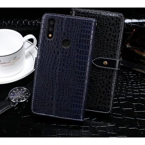 Leather Case For TP-LINK Neffos X20 6.26" Case Crocodile Pattern Flip Cover Wallet Neffos X20 2019 Phone Shell Fundas Etui Bags