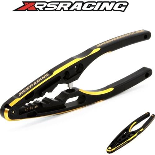 XRSRACING Black Gold Multifunction 6061 metal shock absorber pliers adjustment Ball tie rod Repair tool Plug welding