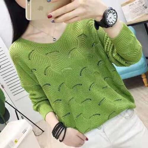 Fashion Pullovers Sexy T shirt Women Fall Soft Loose V-neck Knitted Hot Tide Thin Autumn Korean Casual Simple Chic Tops