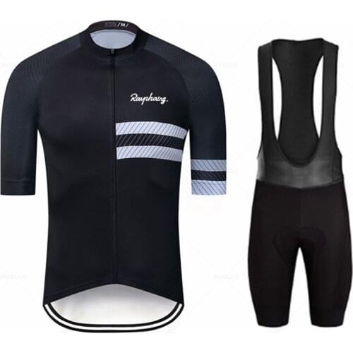 Raphaing New Summer Cycling Jersey Set Breathable MTB Bicycle Cycling Clothing Mountain Bike Wear Clothes Maillot Ropa Ciclismo