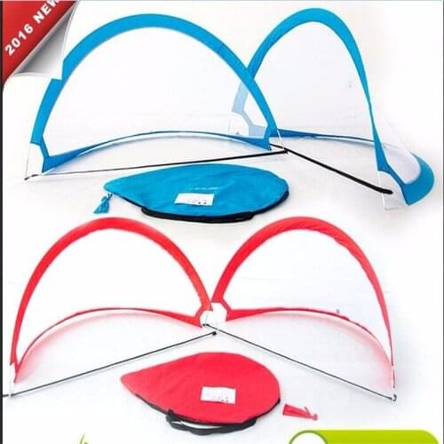 Wholesale 183x104x104CM 210D Oxford cloth Portable soccer goal net Folding football gate Fans supplies