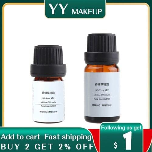Wholesale Organic natural plant oil 100% purity Melissa essential oil 10ml/5ml Vanilla essential oil