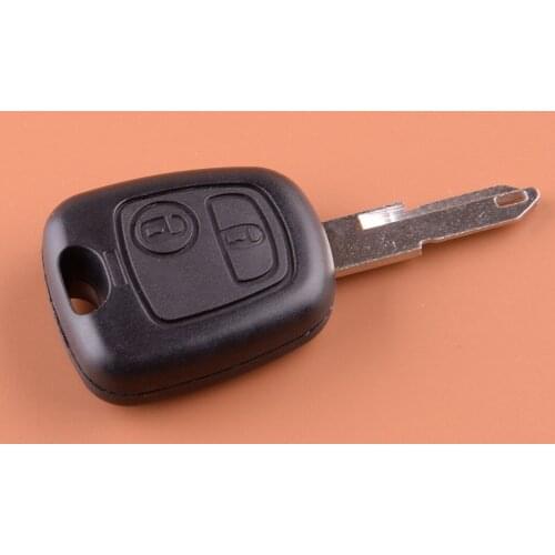 PCF7961 Chip 433MHZ Key Fob Case with Uncut NE73 Blade Fit for Peugeot 206 306 405 High Quality