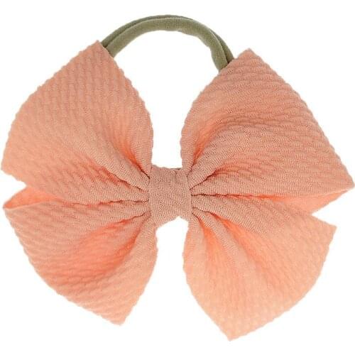 Toddler Baby Infant Double Bow Hairband Elastic Band Headdress 0-3Y Kids
