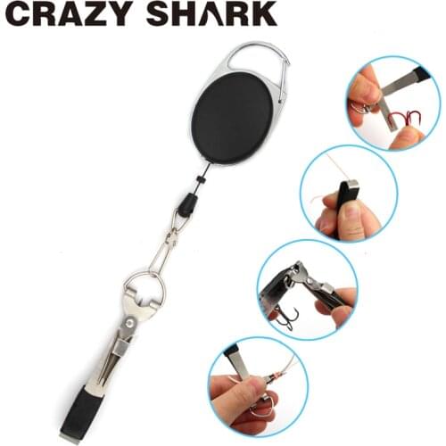 Crazy Shark Fishing Quick Knot Tool Fast Tie Nail Knotter Line Cutter Clipper Nipper Hook Sharpener Fly Tying Tool Fish Tackle