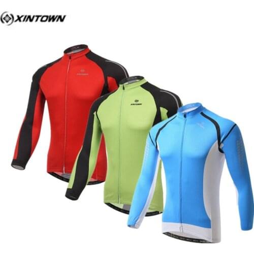 Xintown Autumn Long Sleeve Bike Team Cycling Jersey Sport Racing Cycling Clothing Pro mtb Bike Jersey Jacket Bicycle Sportswear