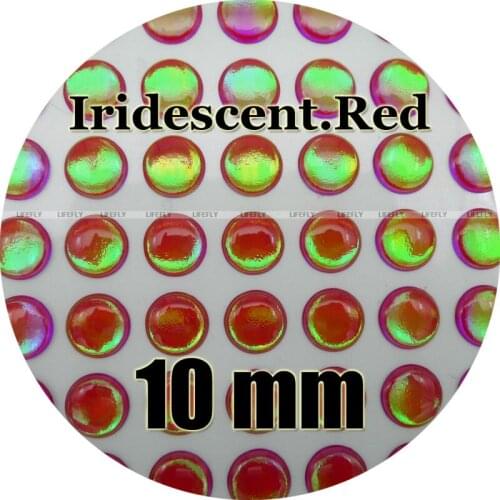 10mm 3D Iridescent #3 / Wholesale 250 Soft Molded 3D Holographic Fish Eyes, Fly Tying, Jig, Lure Making