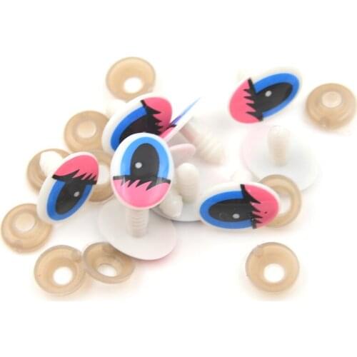 10Pcs/lot New Plastic Dolls Eyes Cartoon Safety Eyes DIY Supply Scrapbooking Crafts Wholesale