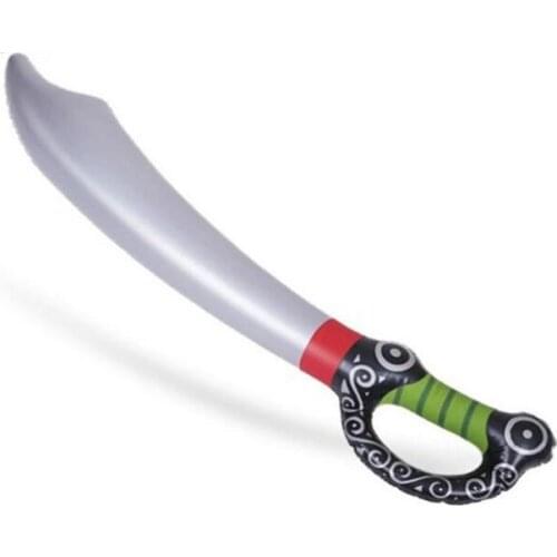 100pcs Inflated PVC Sword Fun Game Playing Birthday Party Favors Inflatable Pirate Toy Sword Stage Props Children Cosplay ZA6396