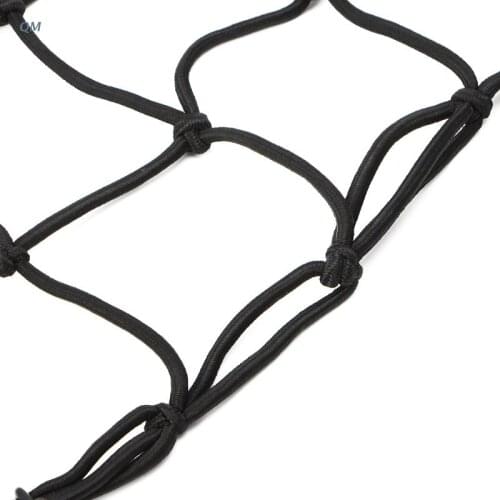 13MF Motorcycle Luggage Net Bike 6 Hooks Hold Down Fuel Tank Luggage Mesh Web Styling