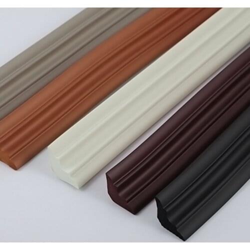 3D Ceiling Decoration Strip1MWaterproof PVC Edge Banding Soft Line Self Adhesive Top Corner Line Waist Line NBR foam Border