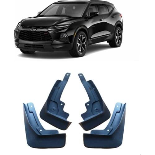 4pcs/set Top Quality Molded Mud Guards Flaps Fit For Chevrolet Blazer 2019 2020 Splash Guards Wheel Fenders Car Mud Flap