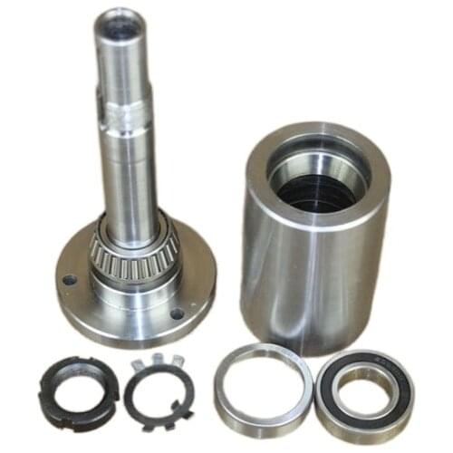 80/100/125/130 Small Lathe Spindle, High-strength Screw Connection, Woodworking Lathe, Headstock Assembly, with Flange