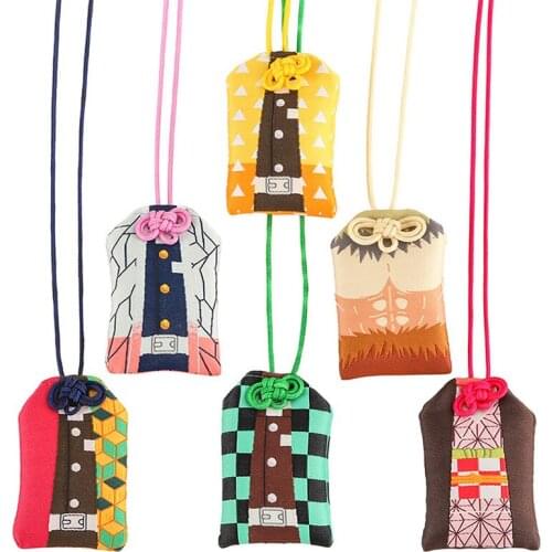 Anime Demon Slayer Lucky Bag Cosplay Anime Wishing Tanjirou Tomioka Giyuu Money Drawing Mystery Bag Happy Match Fancy Gift