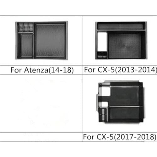 Automobiles for Mazda MK 6 Atenza CX-5 CX5 central armrest storage box car organizer, stowing tidying car styling