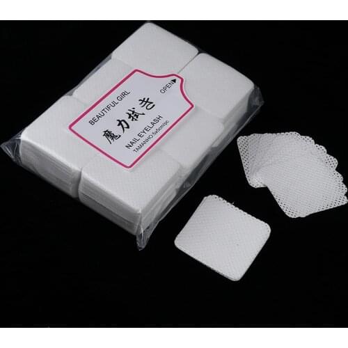 Lint-Free Nail Polish Remover Cotton Nail Wipes UV Gel Tips Remover Cleaner Paper Pad Nail Art Cleaning Manicure Too