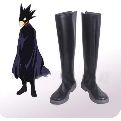 My Hero Academia Boku No Hero Akademia Fumikage Tokoyami Cosplay Shoes Boots Halloween Carnival Party Costume Accessories