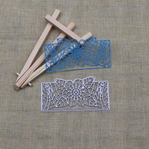 Flower Leaves Background Metal Cutting Dies Stencils For DIY Scrapbooking Decorative Embossing Handcraft Die Cutting Template