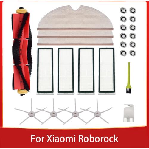 HEPA Filter Side Main Brush Tank Box for Xiaomi 1s MI Robot 2 Roborock S50 S51 S5 Vacuum Cleaner Parts Accessories