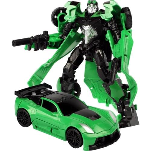 YUE XING 20cm Height Cool Transformation movie toys Deformation Robot car model Toy anime Action Figures kid Educational Toy boy